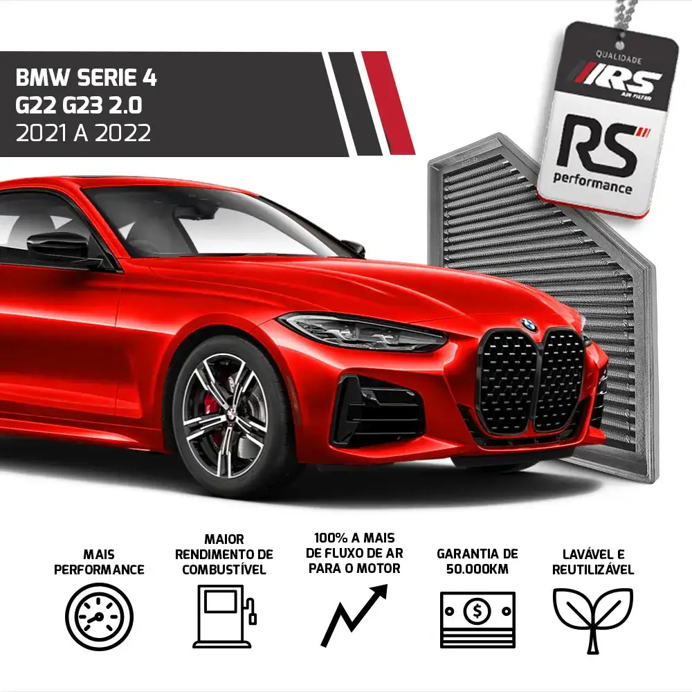 Filtro Esportivo Inbox Bmw Serie 4 G22 G23 Z4 G29 2017-2022