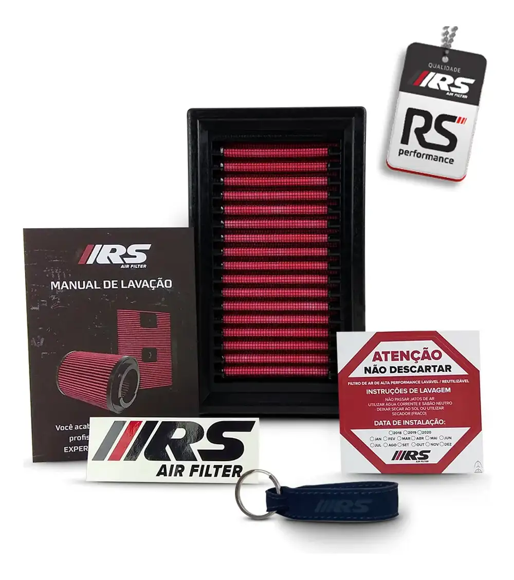 Filtro De Ar Esportivo Rs Filter Inbox Moto Bmw F650gs 2009+