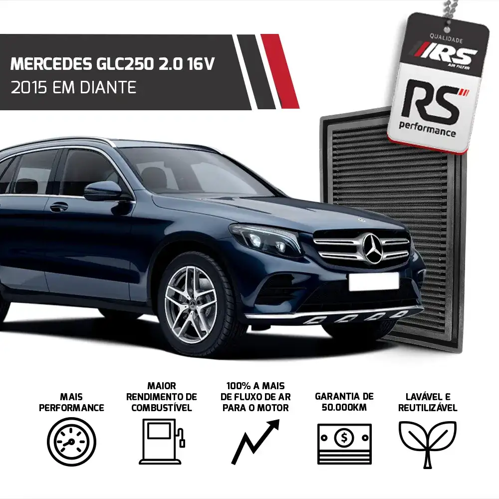 Filtro Esportivo Inbox Mercedes Classe C M270 2014 Em Diante