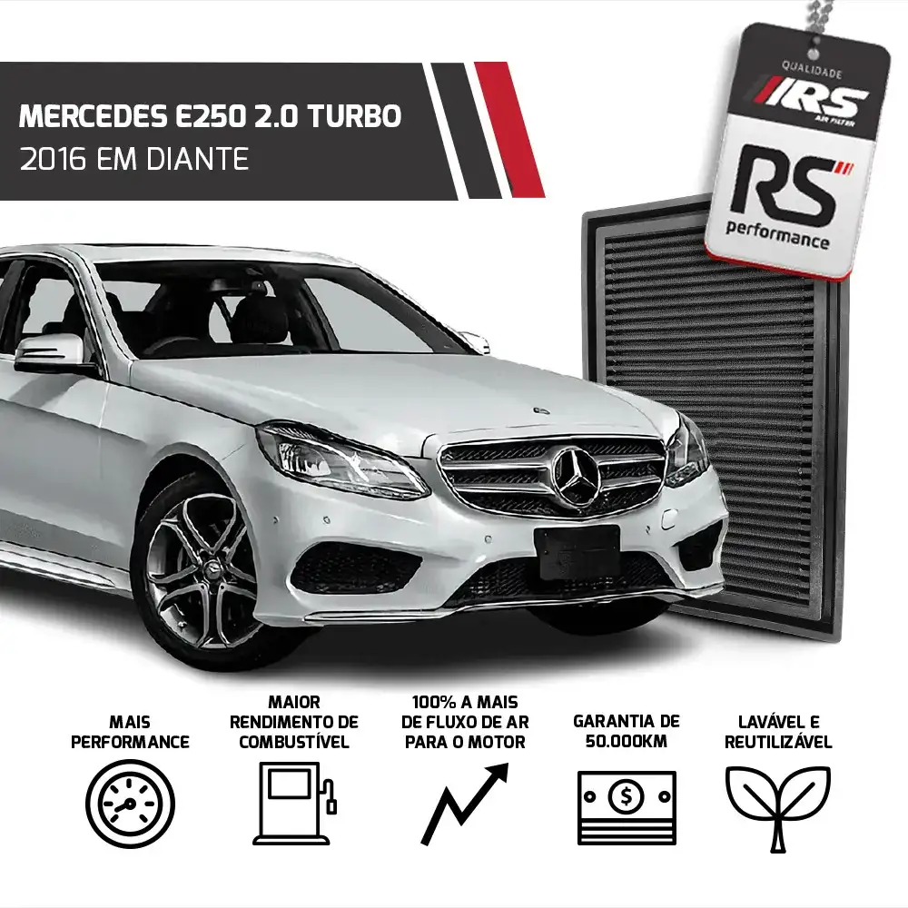 Filtro Esportivo Inbox Mercedes Classe C M270 2014 Em Diante