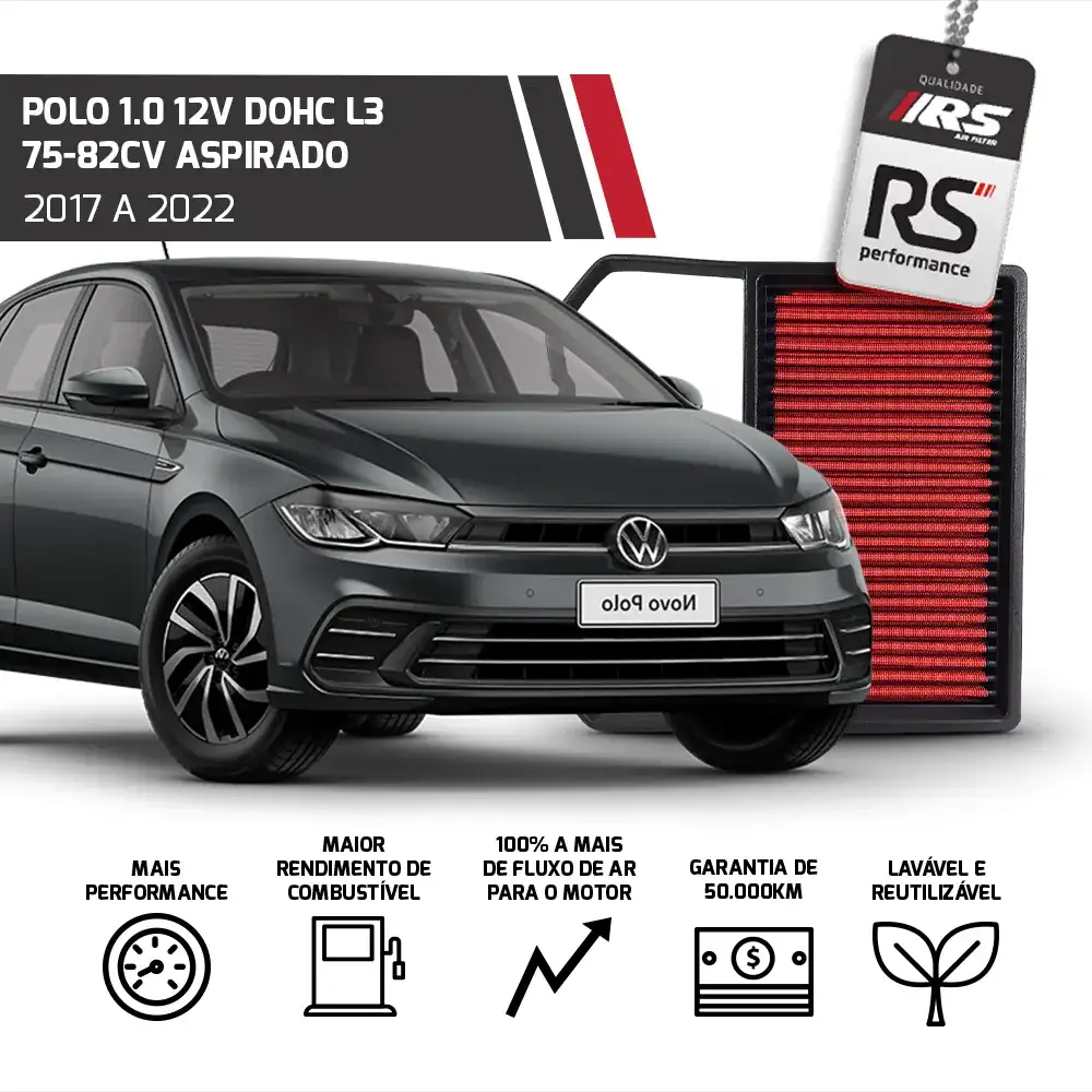 Filtro Esportivo Inbox Volkswagen 1.0 12v 2013 Em Diante