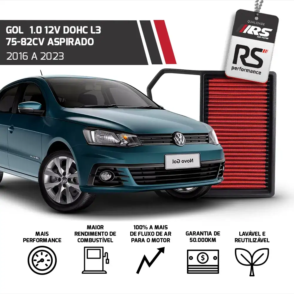 Filtro Esportivo Inbox Volkswagen 1.0 12v 2013 Em Diante