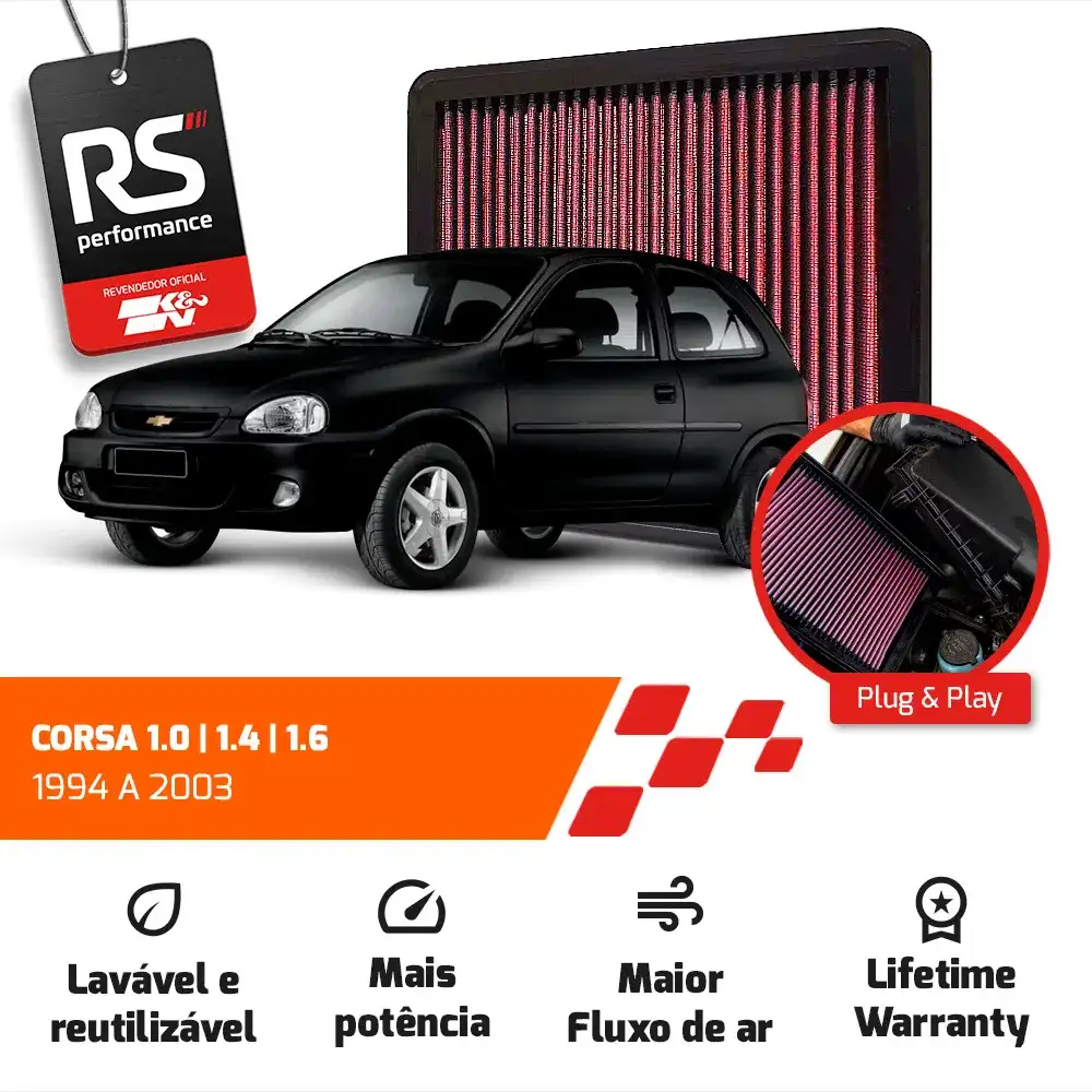 Filtro Esportivo Inbox Gm Agile Tigra Corsa Montana Classic