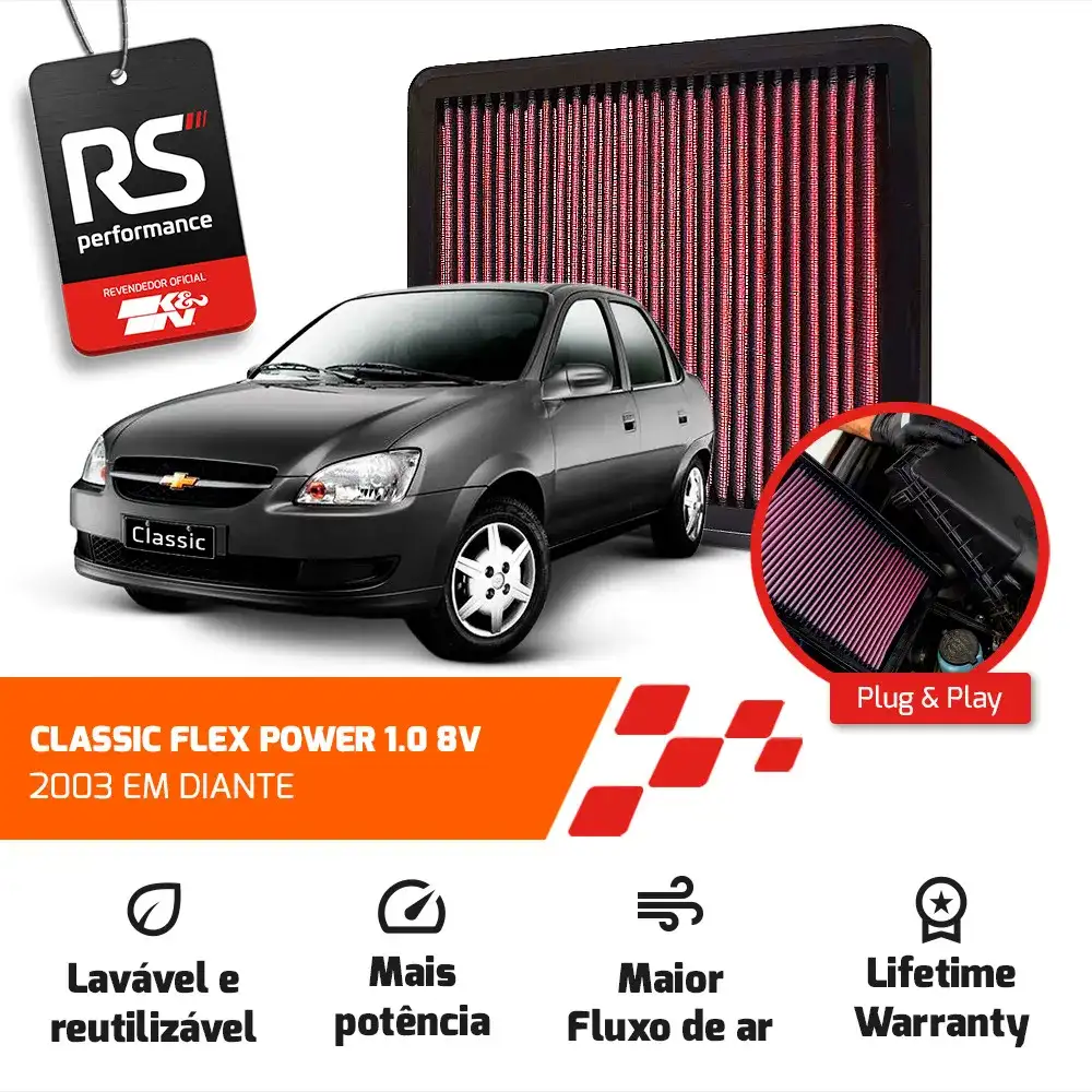 Filtro Esportivo Inbox Gm Agile Tigra Corsa Montana Classic