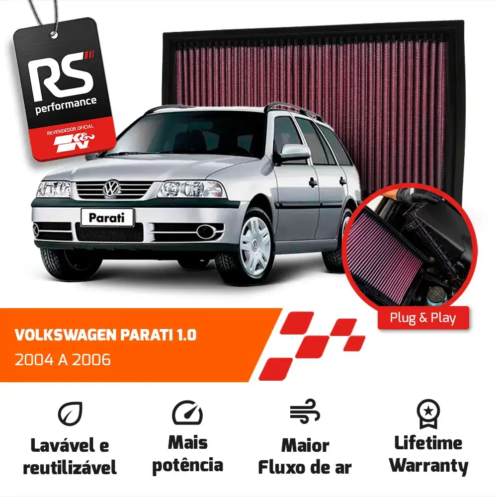Filtro Esportivo Inbox Vw Bora Golf Fox 1.6 Mi 2000 Até 2011