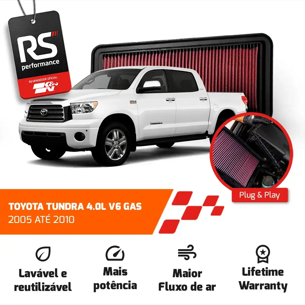 Filtro Esportivo Inbox Toyota 4.0 V6 Hilux 2002 Até 2015