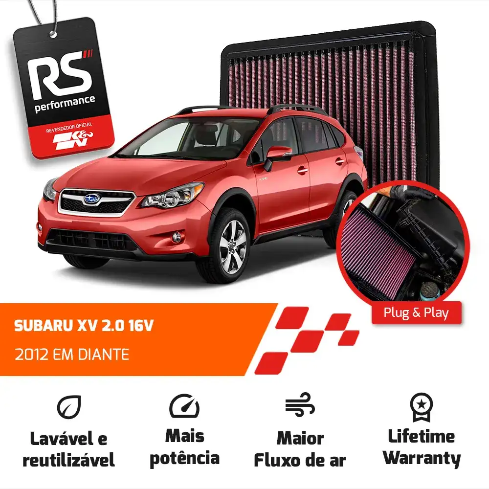 Filtro Esportivo Inbox Subaru Impreza Forester Outback 2003+