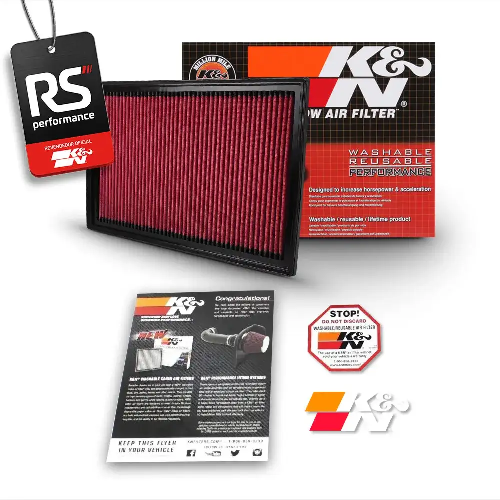 Filtro Esportivo Vw Audi Passat Eos Golf Tt A3 Rs3 2003-2018