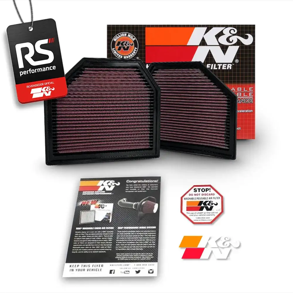 Filtro Esportivo Inbox Bmw M S55 S63 3.0 4.4 2011 Até 2019