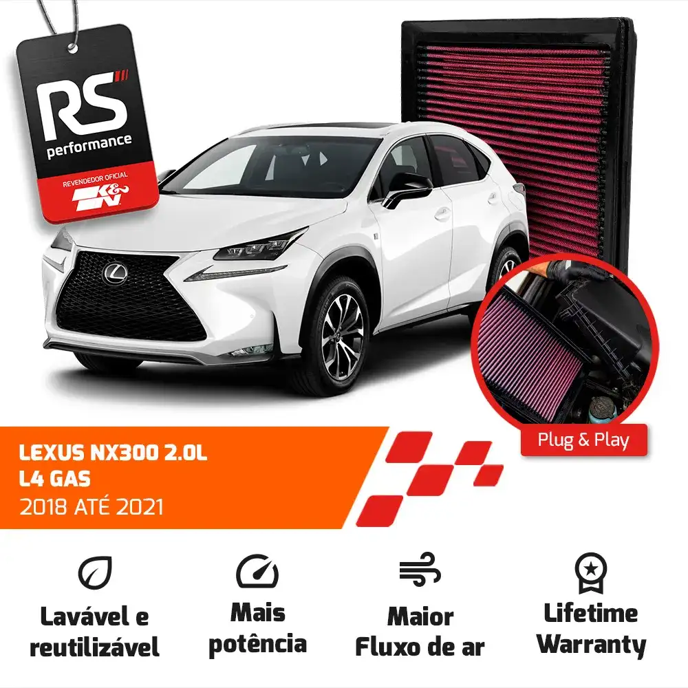 Filtro Esportivo Inbox Toyota Rav4 Camry Sienna 2018 A 2021
