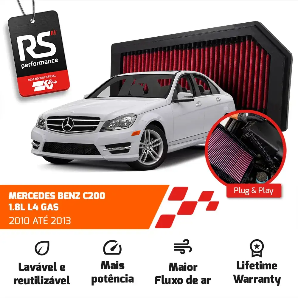 Filtro Esportivo Inbox Mercedes Slk/c/e Class 1.8 2009-2015