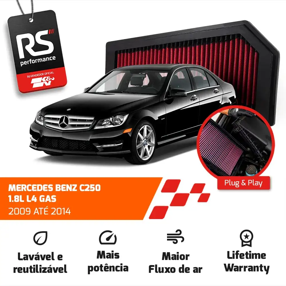 Filtro Esportivo Inbox Mercedes Slk/c/e Class 1.8 2009-2015