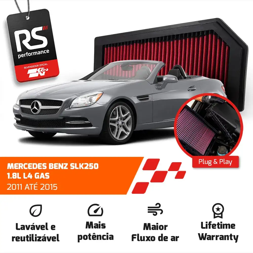 Filtro Esportivo Inbox Mercedes Slk/c/e Class 1.8 2009-2015