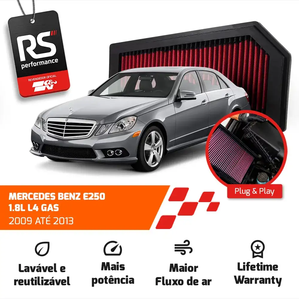 Filtro Esportivo Inbox Mercedes Slk/c/e Class 1.8 2009-2015