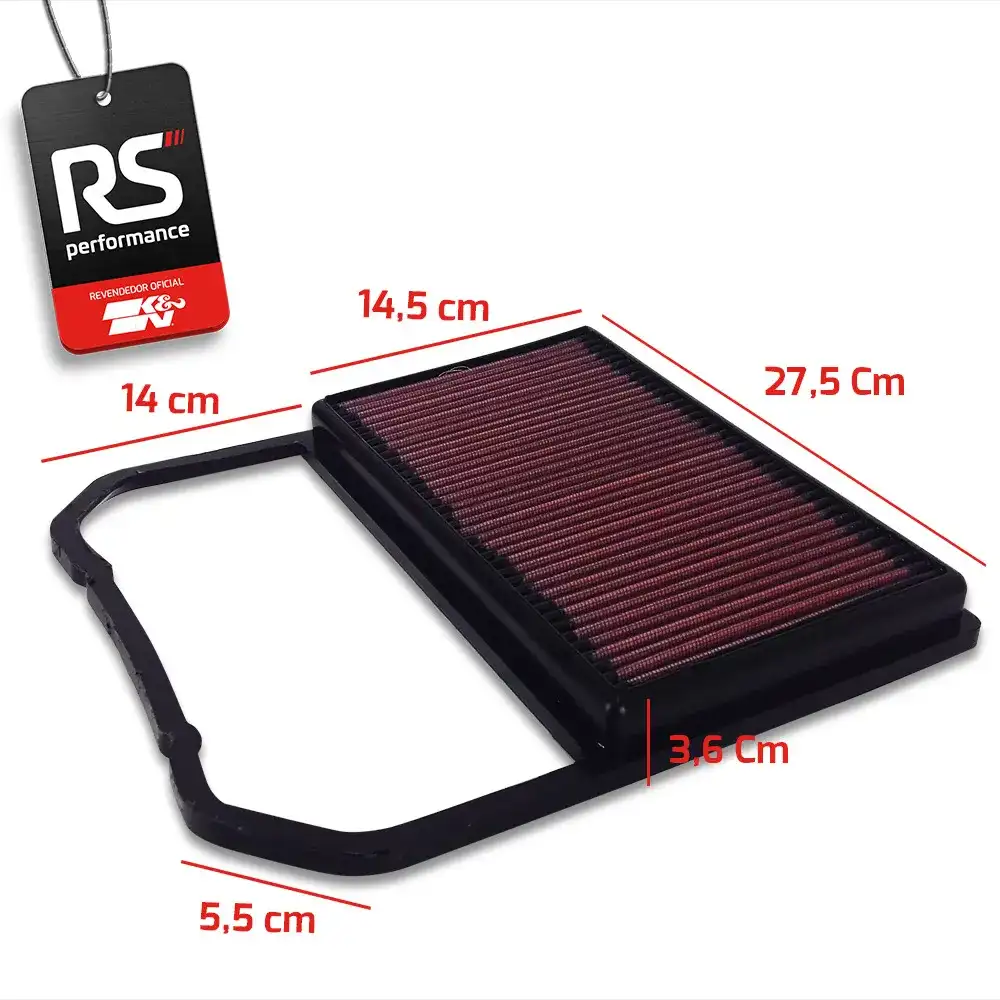 Filtro Esportivo Inbox Vw 1.0 12v Mpi 2014 A 2019