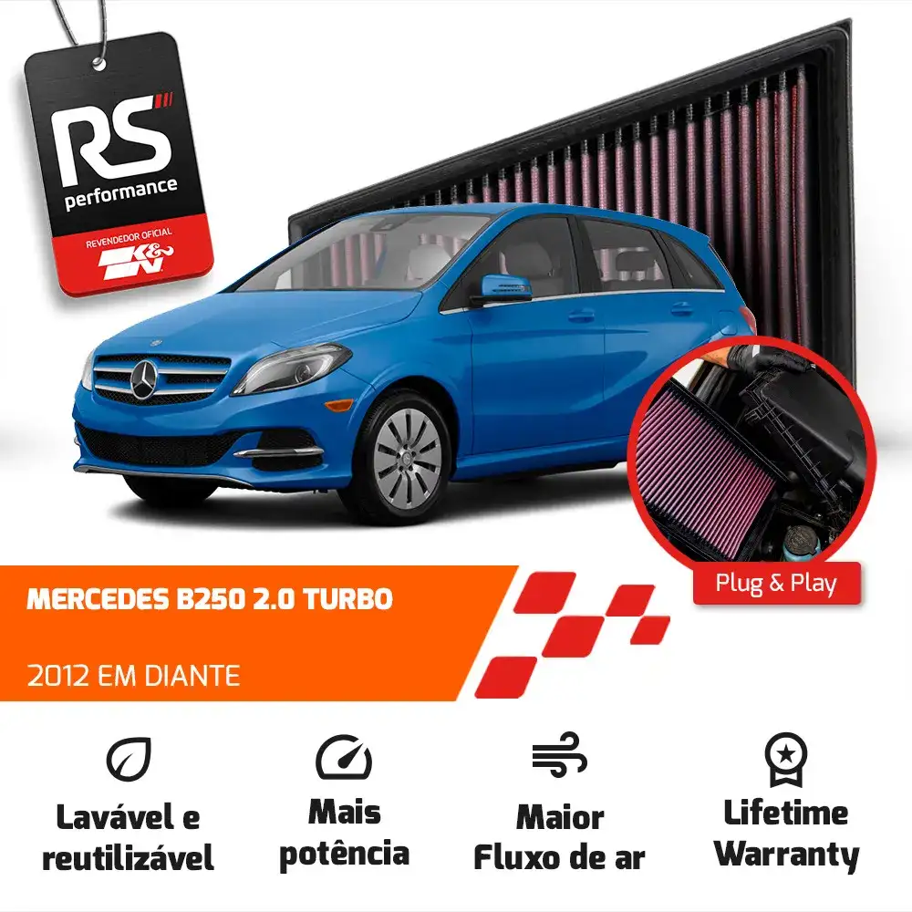 Filtro Esportivo Inbox Mercedes M270 1.6 2.0 2012 Em Diante