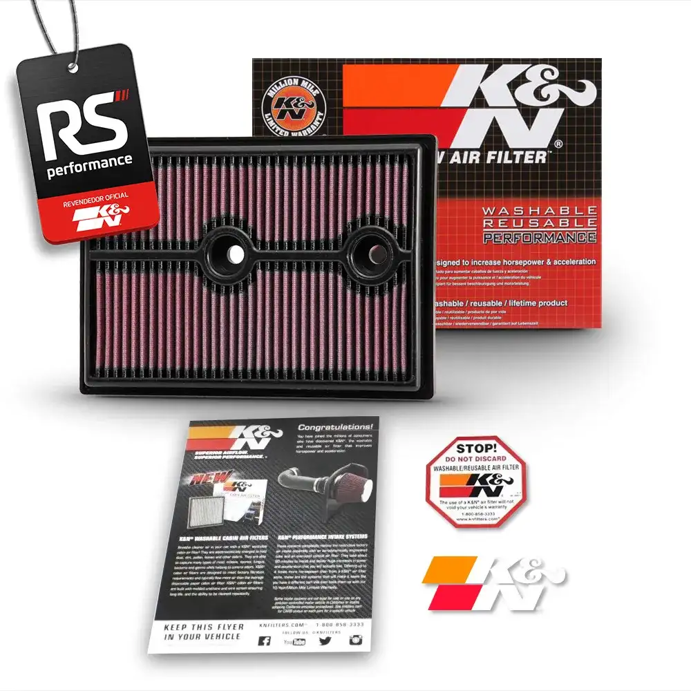 Filtro Esportivo Inbox Vw Audi Golf Jetta A3 1.4 Tsi 2014+