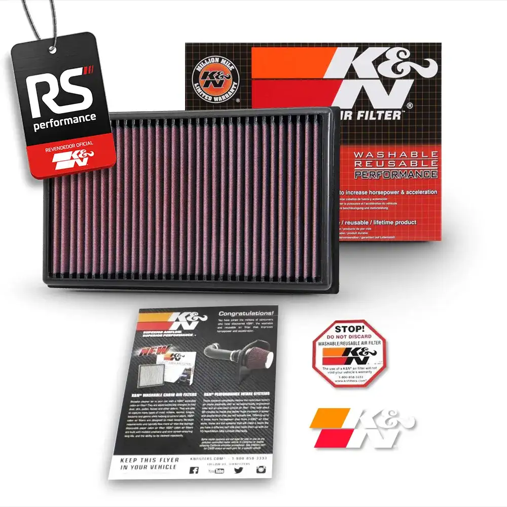 Filtro Esportivo Inbox Vw Audi Golf Jetta A3 2.0 Tsi 2013+