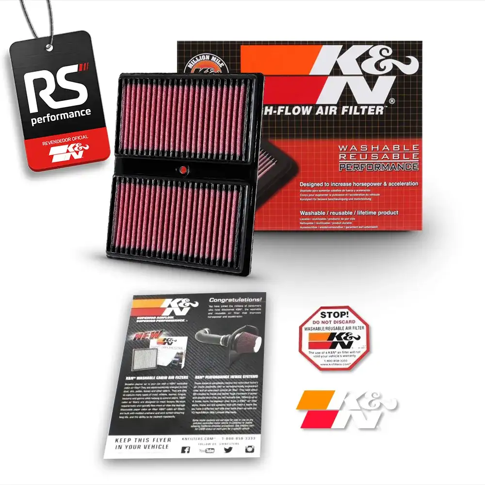 Filtro De Ar Esportivo Inbox K&n Vw Up Polo Virtus Tsi 1.0