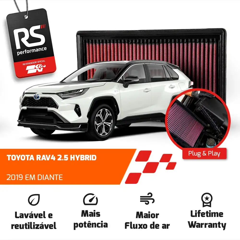 Filtro De Ar Esportivo Inbox K&n Toyota Corolla Rav4 2.5