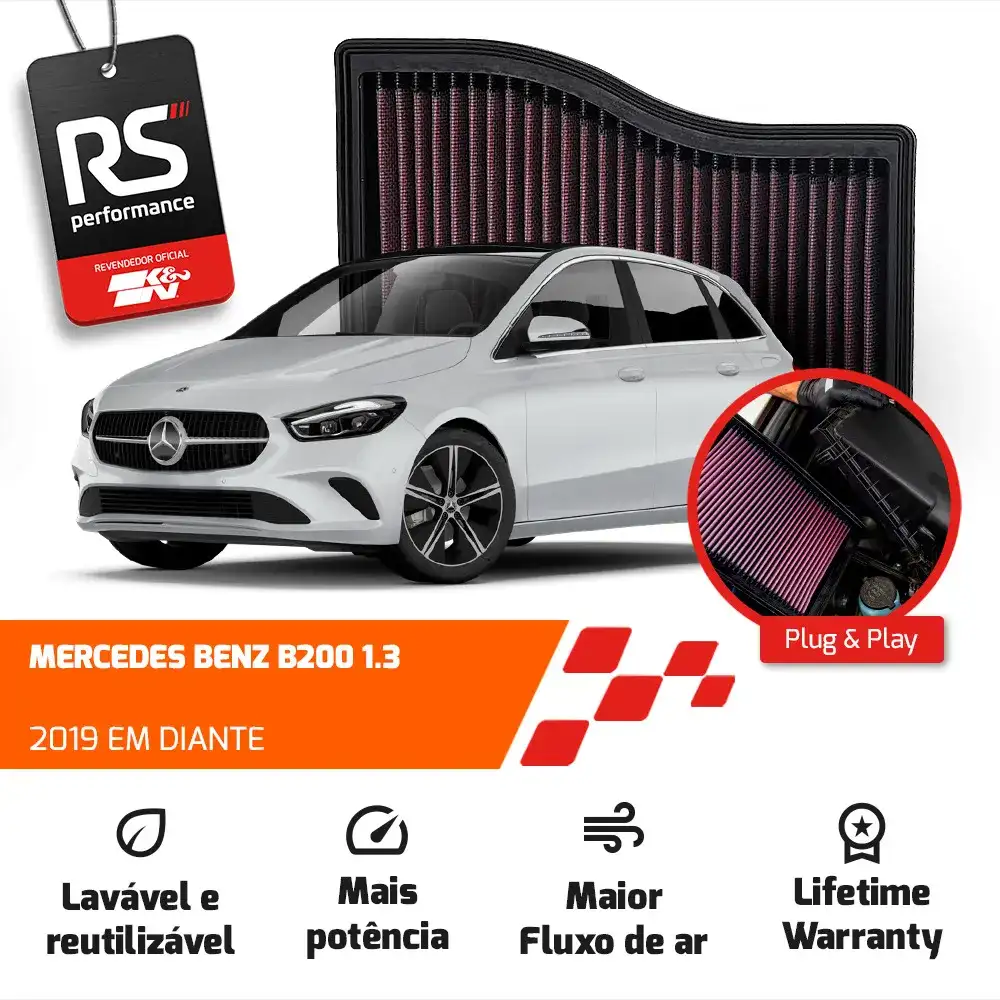 Filtro Esportivo Inbox Mercedes A/b Class 1.3 2018 Em Diante