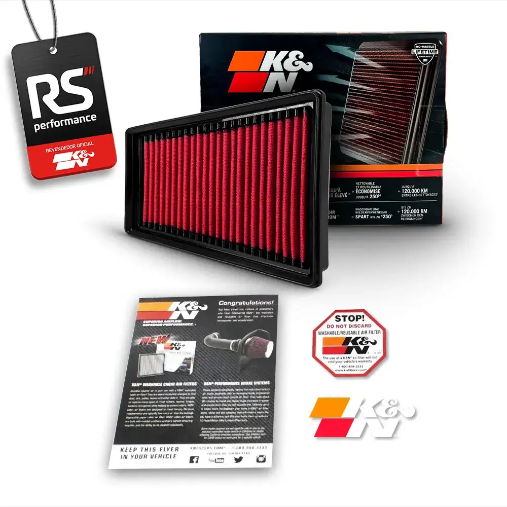 Filtro Ar Esportivo Inbox K&n Gm Tracker 1.0 E 1.2/ Onix 1.0