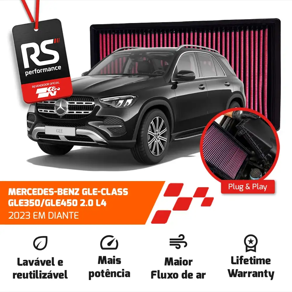 Filtro Esportivo Inbox Mercedes Classe C E Glc Gle 2.0 2021+
