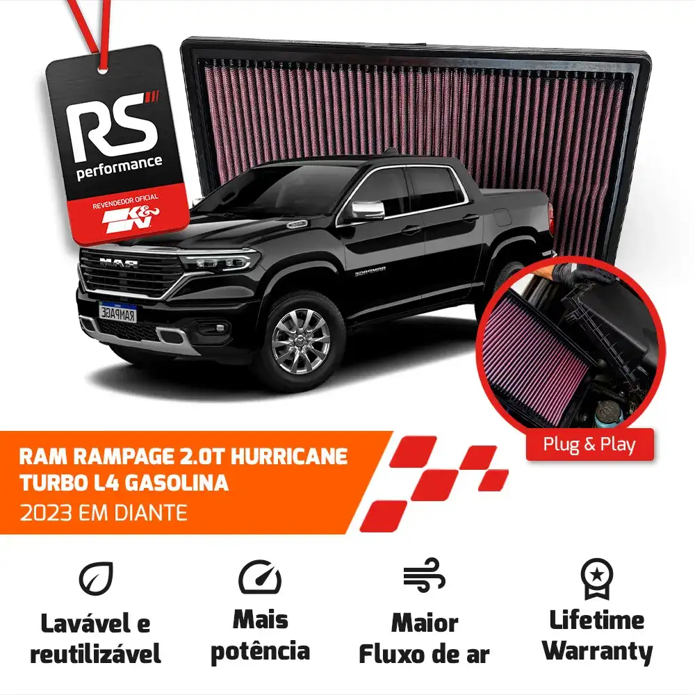 Filtro Esportivo Inbox  Hurricane 2.0 Turbo 2023 Em Diante