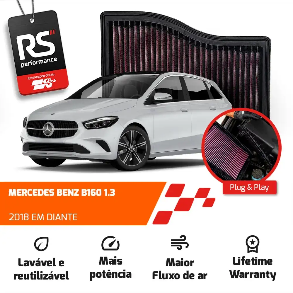Filtro Esportivo Inbox Mercedes A/b Class 1.3 2018 Em Diante