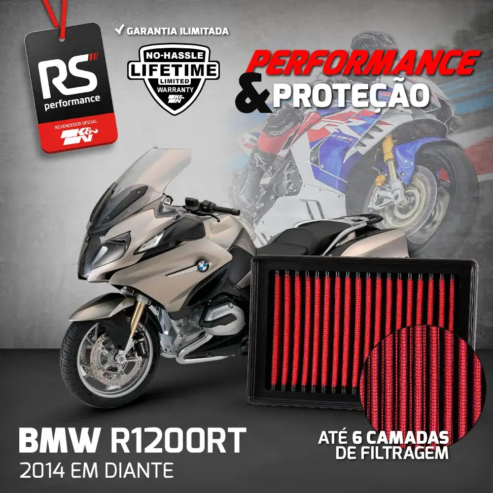 Filtro De Ar Esportivo Inbox K&n Bmw R1200rt R1200gs R1250gs