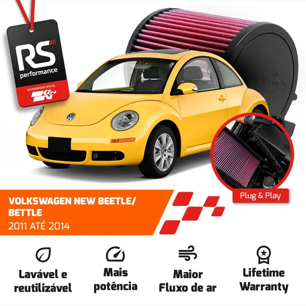 Filtro Esportivo Inbox Vw/audi Golf Jetta A3 2003 Até 2016