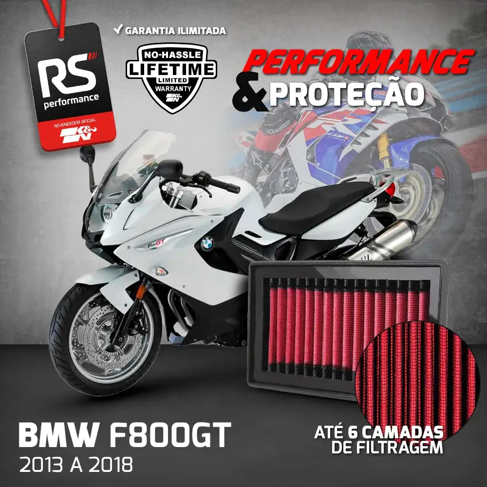 Filtro Esportivo Inbox Bmw Série F 800cc 1999 A 2005