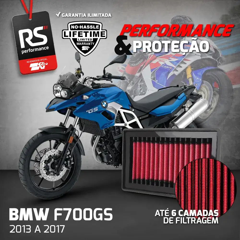 Filtro Esportivo Inbox Bmw Série F 800cc 1999 A 2005