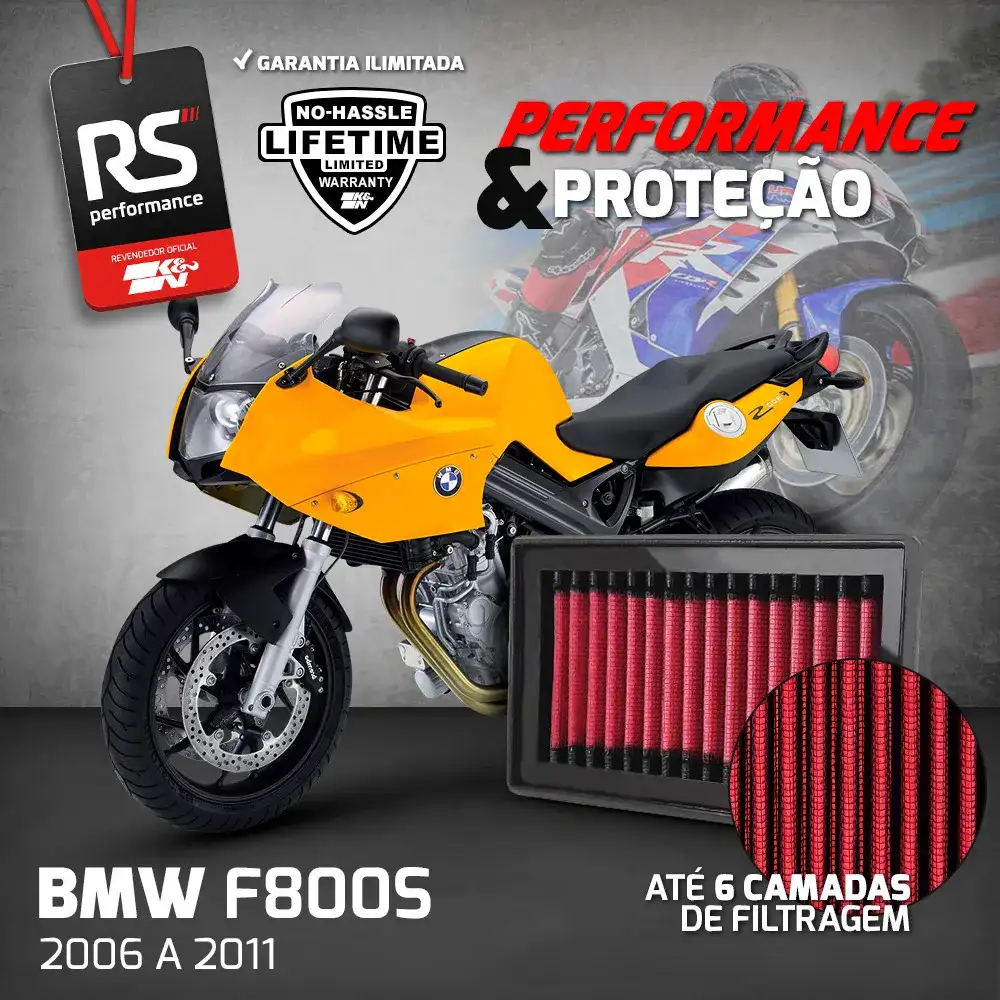 Filtro Esportivo Inbox Bmw Série F 800cc 1999 A 2005