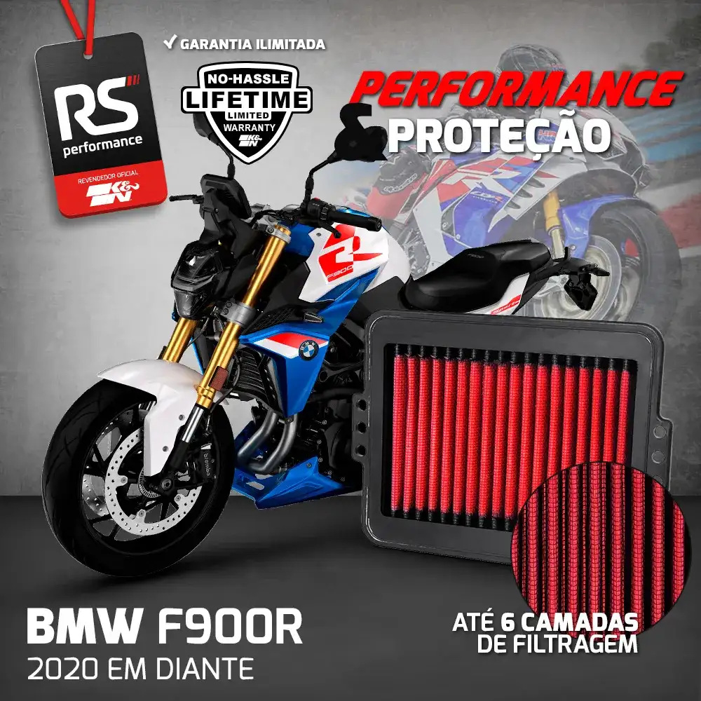 Filtro Ar Esportivo Inbox K&n Bmw F850gs F900r F900xr F750gs