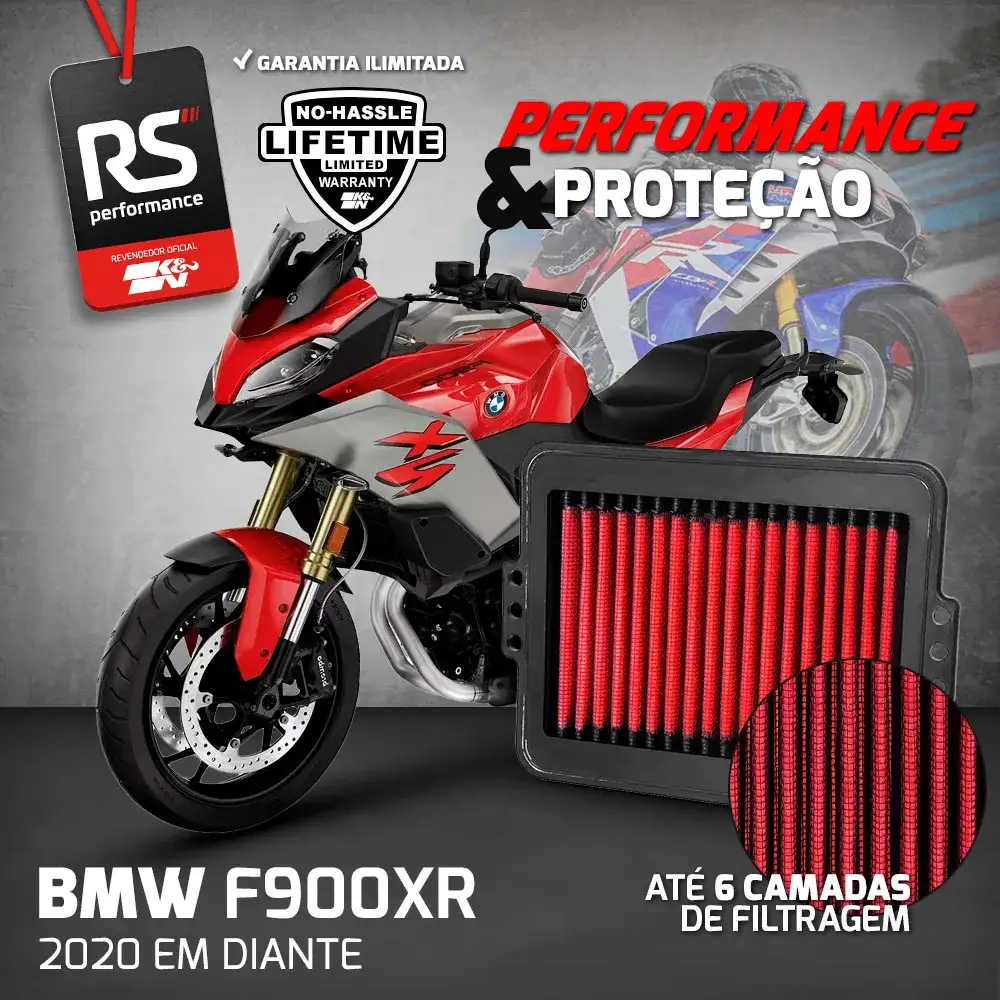 Filtro Ar Esportivo Inbox K&n Bmw F850gs F900r F900xr F750gs