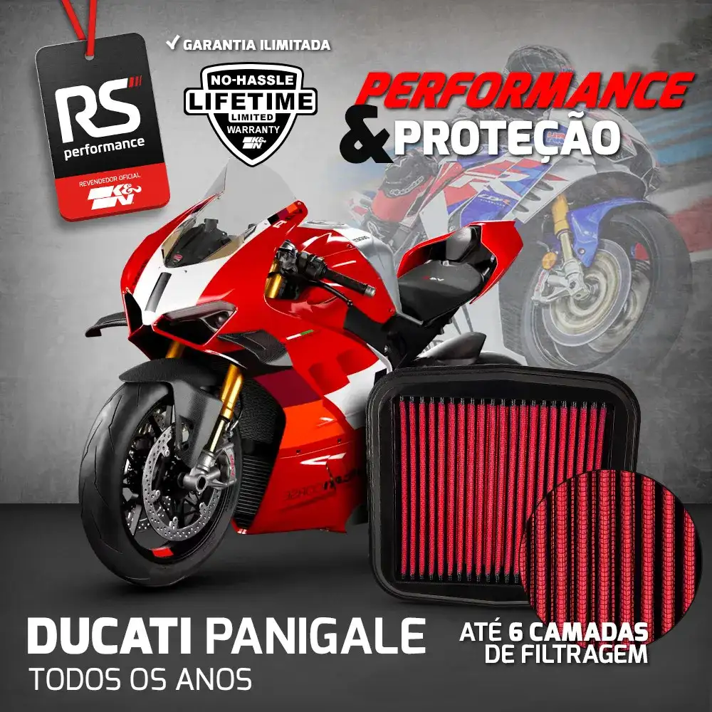 Filtro Esportivo Ducati Multistrada Panigale 2013 Em Diante