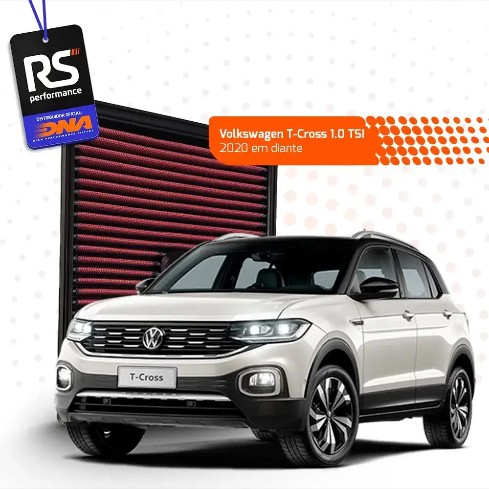 Filtro De Ar Esportivo Inbox Dna Para Motor Vw Tsi 1.0