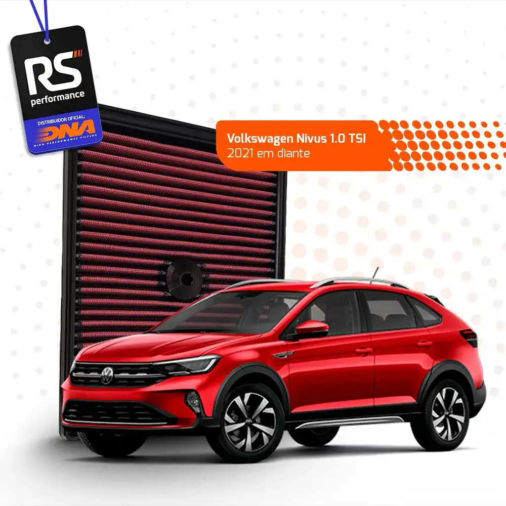 Filtro De Ar Esportivo Inbox Dna Para Motor Vw Tsi 1.0