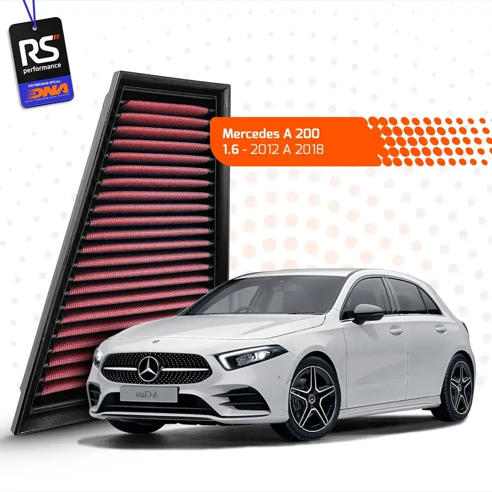 Filtro De Ar Esportivo Inbox Dna Para Mercedes 1.6 / 2.0