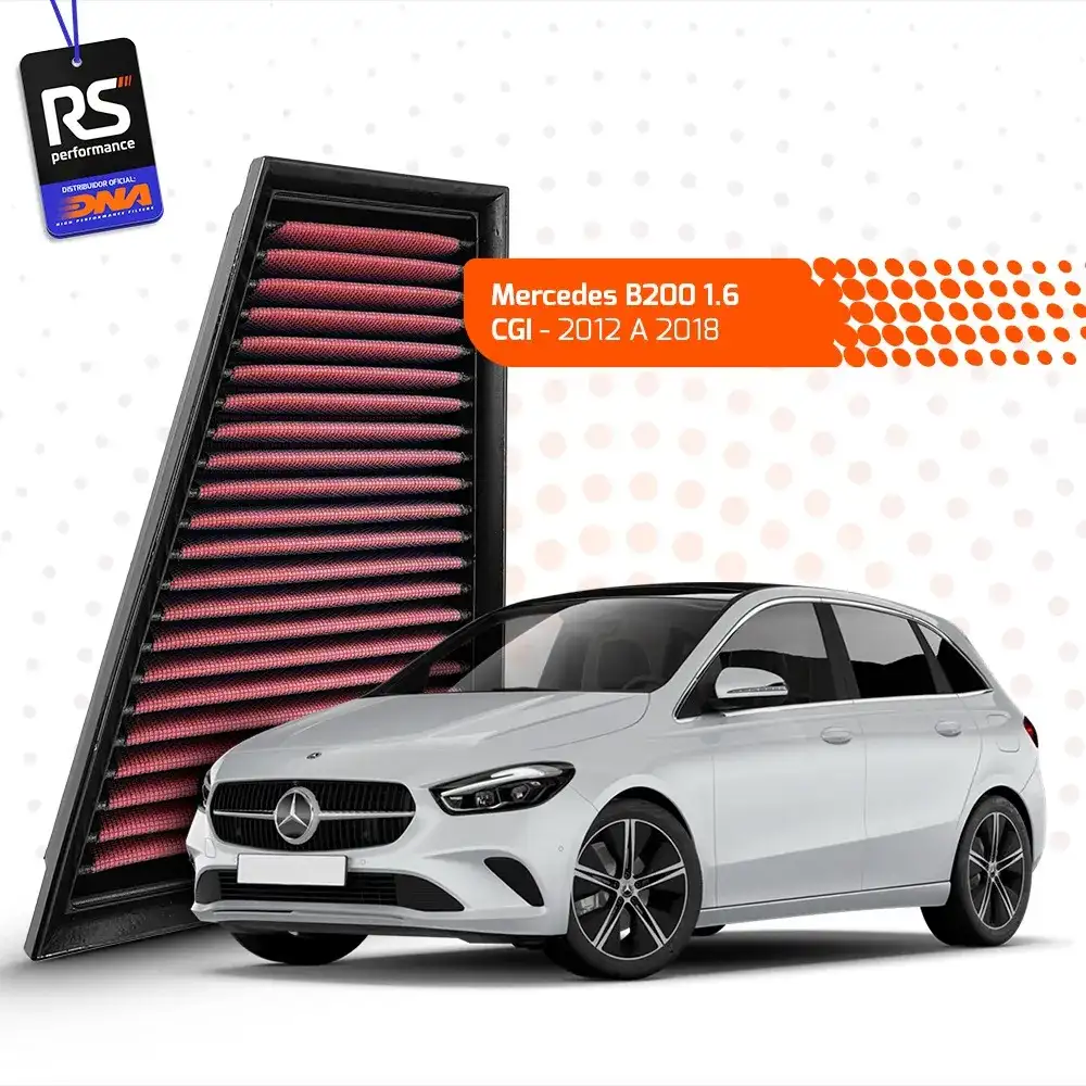 Filtro De Ar Esportivo Inbox Dna Para Mercedes 1.6 / 2.0