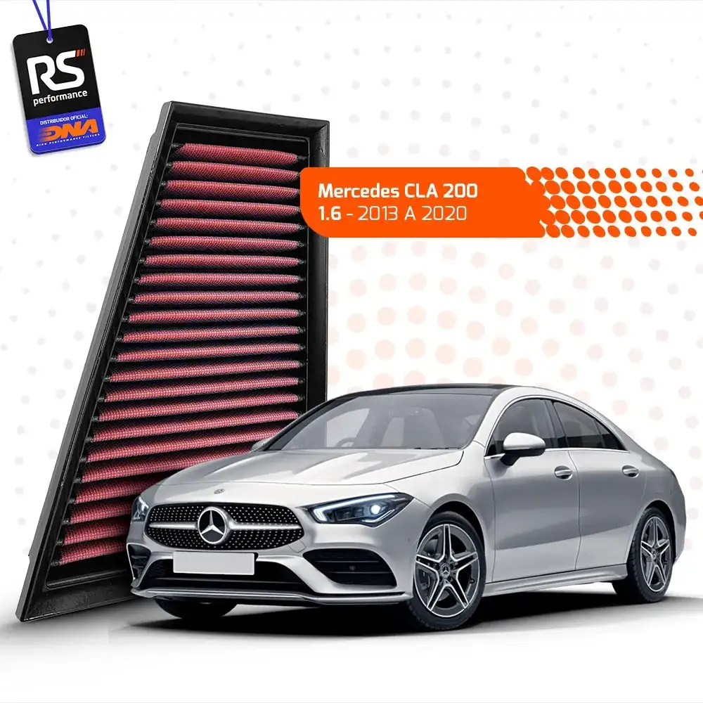 Filtro De Ar Esportivo Inbox Dna Para Mercedes 1.6 / 2.0