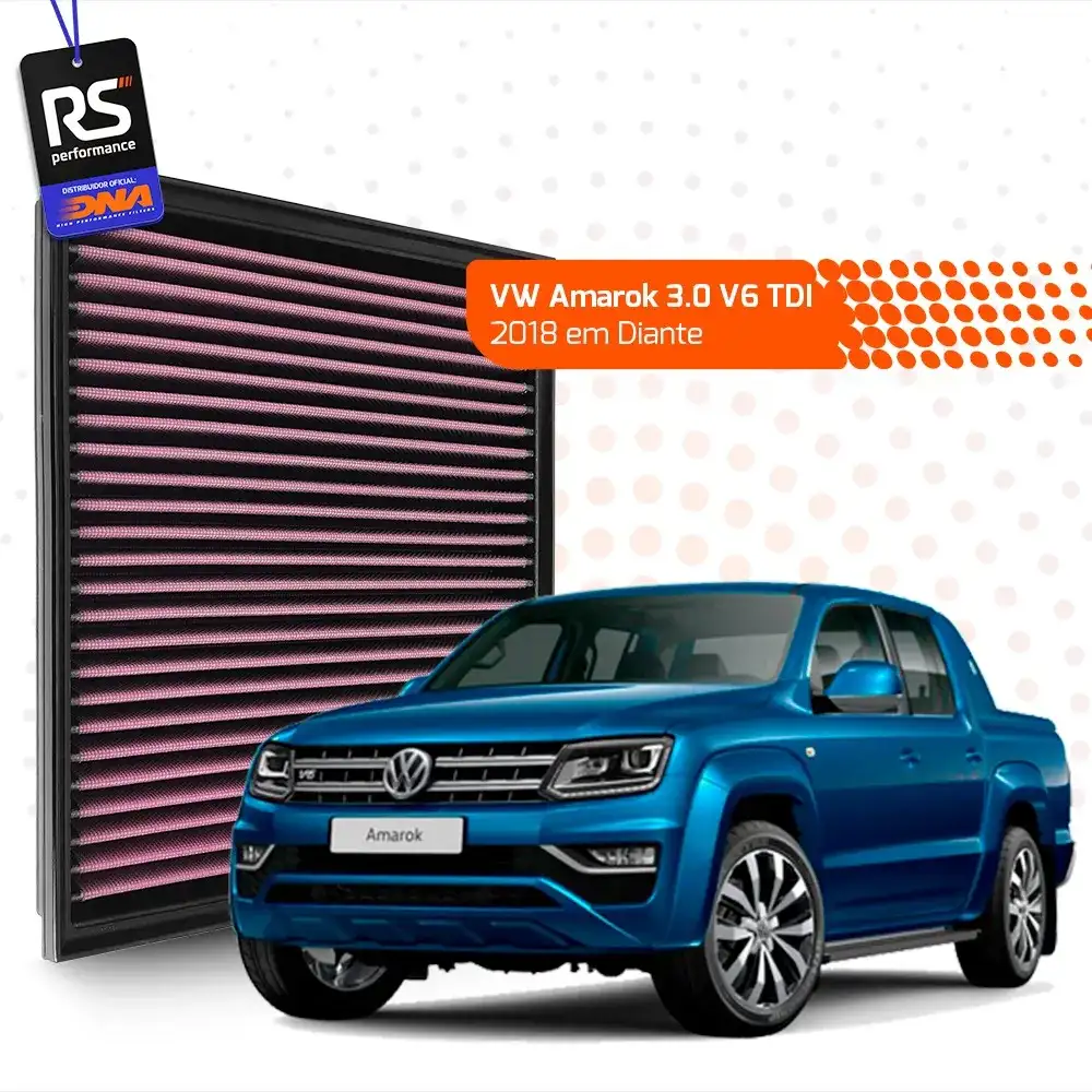 Filtro De Ar Esportivo Inbox Dna Para Amarok Tdi 2.0 / 3.0
