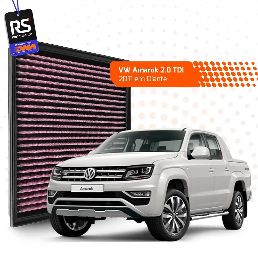 Filtro De Ar Esportivo Inbox Dna Para Amarok Tdi 2.0 / 3.0