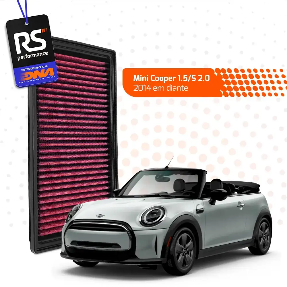 Filtro Ar Esportivo Inbox Dna Bmw X1 X2 2.0 Mini Cooper 1.5