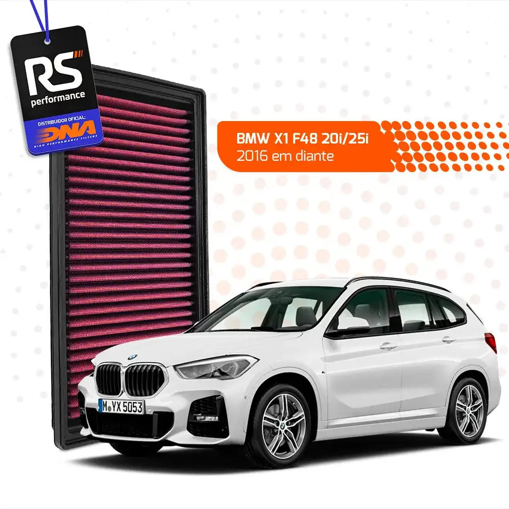 Filtro Ar Esportivo Inbox Dna Bmw X1 X2 2.0 Mini Cooper 1.5