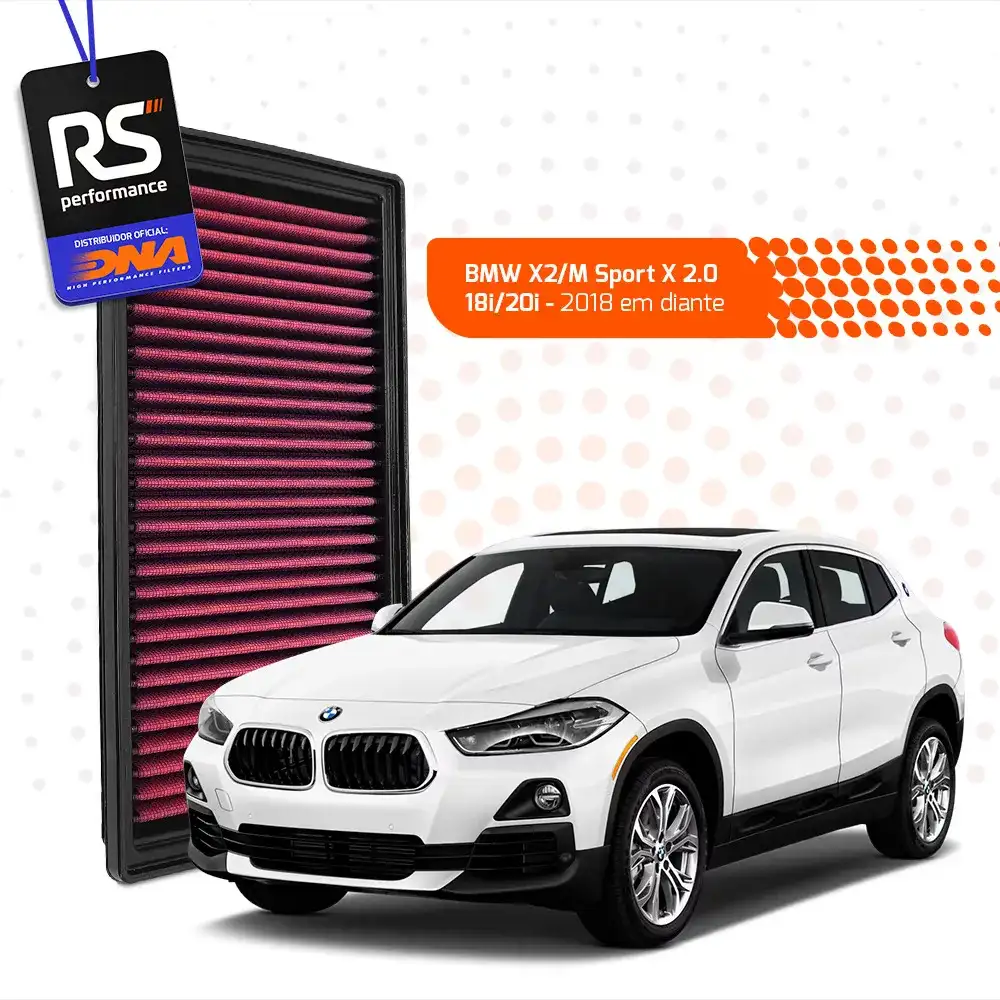 Filtro Ar Esportivo Inbox Dna Bmw X1 X2 2.0 Mini Cooper 1.5