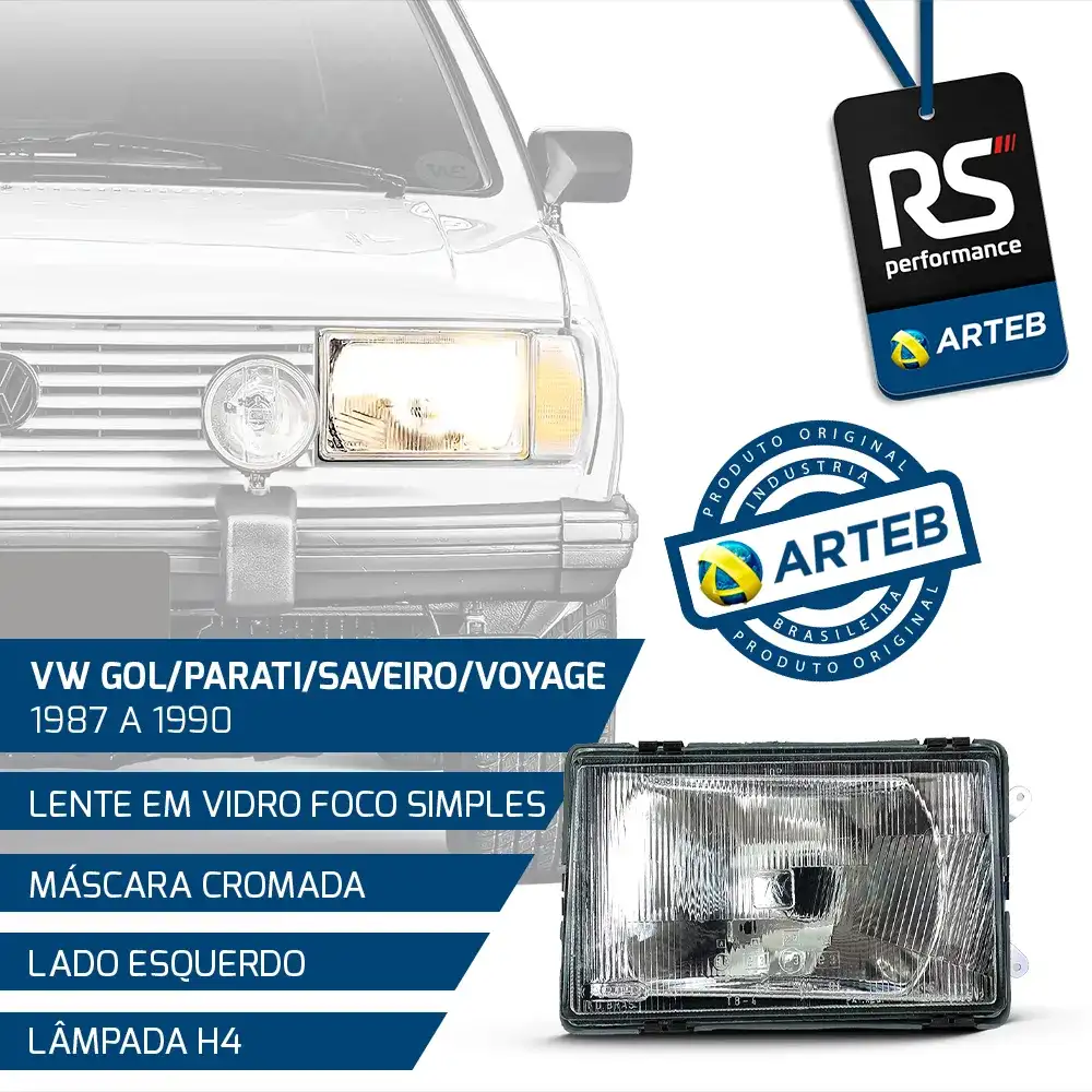 Farol Gol Parati Saveiro Voyage 87/90 - Direito Ou Esquerda