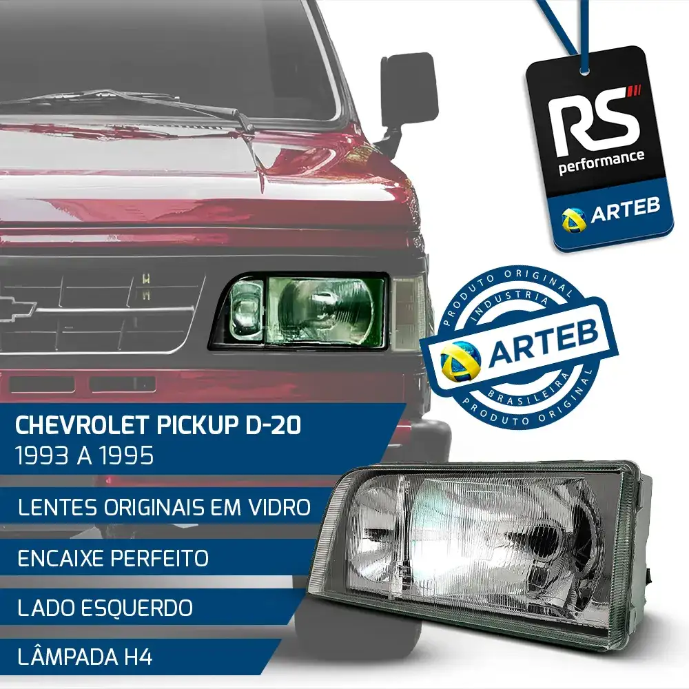 Farol A20 C20 D20 D40 Veraneio Bonanza 93/97 - Dir Ou Esq