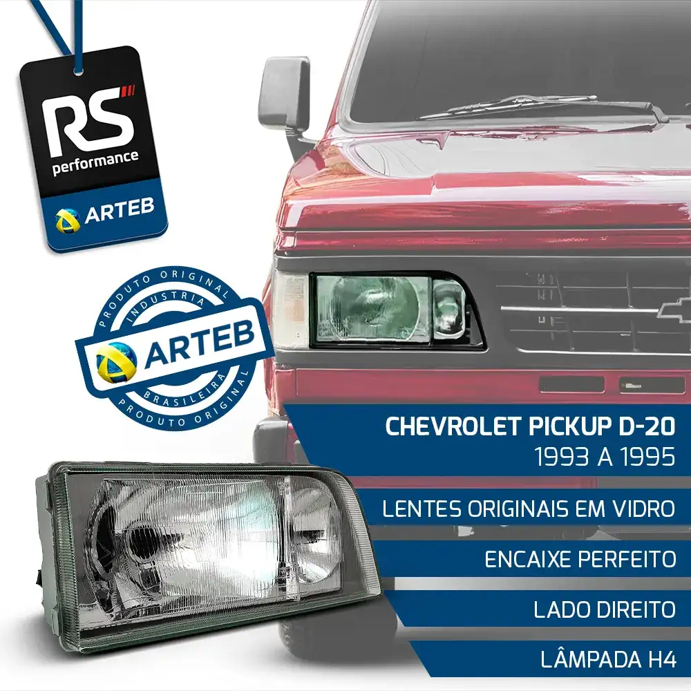 Farol A20 C20 D20 D40 Veraneio Bonanza 93/97 - Dir Ou Esq